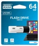 Флеш накопитель 64GB GOODRAM UCO2 (Colour Mix) Black/White (UCO2-0640KWR11) - изображение 3