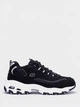 Жіночі кросівки Skechers D'Lites 38,5 Чорний 66666125 BLK - зображення 1
