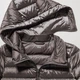 Пуховик зимний длинный женский Uniqlo 715933082 XS Коричневый (1159785841) - изображение 11