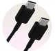 Кабель Universal для Samsung EP-DN975 Type-C- Type-C 5A 45 Вт 1.5 м поддержка Super Fast Charging для Galaxy Note 20/S20 Черный - изображение 3
