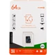 Карта памяти T&G microSDXC (UHS-1) 64 GB class 10 (без адаптера) Черный - изображение 1