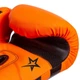 Перчатки для бокса и единоборств Zelart Fight Gear Heroe 5698 8 унций Orange-Black - изображение 4