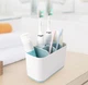Органайзер для зубних щіток Large Toothbrush Caddy підставка для ванної кімнати Blue - зображення 1