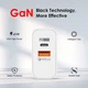 Зарядний пристрій Linktech GaN 65W Швидка зарядка Black Адаптер для заряджання Блок живлення для телефону, планшета та ноутбука - зображення 4