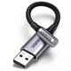 Звуковая карта Ugreen CM477 USB AUX Jack TRRS Mic/Ear KT0210 25СМ Черная - изображение 3