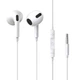Наушники Baseus Encok 3.5mm lateral in-ear Wired Earphone H17 White 1,1 м - изображение 1