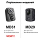 Мини камера видеонаблюдения с датчиком движения MD31, до 120 дней работы, с ночным видением, 1080P (7788) - изображение 6
