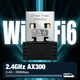 Сетевой адаптер Wi-Fi 6 AX286, мини-USB-приемник, 2,4 ГГц, 802.11ax - изображение 3