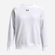 Свитшот утепленный Under Armour UA Rival Fleece Crew 1379508-100 XS Белый (196883850129) - изображение 4