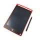 Доска для рисования LCD с стилусом, TK Union Group, 8.5 дюймов, четкий рисунок, клавиша очистки, блок очистки, отверстие 4.5 мм для шнурка или карабина, Красный - изображение 1