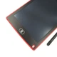 Доска для рисования LCD с стилусом, TK Union Group, 8.5 дюймов, четкий рисунок, клавиша очистки, блок очистки, отверстие 4.5 мм для шнурка или карабина, Красный - изображение 2