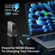 Зарядний пристрій Asometech 140W 5в1 black - зображення 3