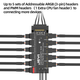 PWM-контролер JEYI для вентиляторів 4pin та ARGB-підсвітки 3pin хаб живлення (6xFan&5xARGB HUB) - зображення 4