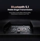 Автомобільний приймач Bluetooth UGREEN CM523 Bluetooth 5.1 AUX 3.5 мм 2 в 1 - зображення 3