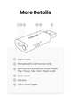 Автомобільний приймач Bluetooth UGREEN CM523 Bluetooth 5.1 AUX 3.5 мм 2 в 1 - зображення 9