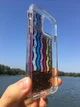 Чехол Case-Mate Prabal Gurung Waterfall для Iphone 11 Pro Max/XS Max противоударный с плавающими блестками Rainbow - изображение 15