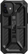 Чехол милитари противоударный UAG Monarch (Original) 112341114242 для Iphone 12 Mini (5.4") Black Carbon - изображение 1