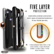 Чехол милитари противоударный UAG Monarch (Original) IPHX-M-PL для Iphone X/XS Platinum - изображение 8