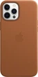 Чехол кожаный противоударный Leather Case with MagSafe для Apple Iphone 13 Pro Max (6.7") Golden Brown - изображение 3