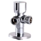 Кран шаровой угловой двойной ARCO 1/2″х 3/4″х3/4″ A80TWIN CQ4107 - изображение 3