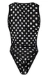 Боди однотонный с вырезами PrettyLittleThing Черный 11020 XS (40) - изображение 6