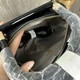 Сумка женская через плечо черная лакированная под рептилию - изображение 7