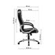 Офісне крісло GT Racer X-2852 Classic Gray (X-2852 Classic Fabric Gray) - зображення 9