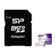 Карта памяти Silicon Power 128Gb microSDXC U3 A1 V30 Superior Color 100R/80W + adapter (SP128GBSTXDU3V20AB) - изображение 1