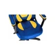 Кресло игровое GT Racer X-1414 Blue/Yellow - изображение 5