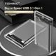Зовнішня кишеня Tishric USB3.1 Gen1 для SATA HDD/SSD 2.5 до 6 ТБ - зображення 8