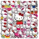 Набір наліпок Хеллоу Китті Hello Kitty 120 шт у пластиковому боксі - зображення 2