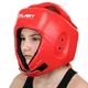 Шлем боксерский открытый с усиленной защитой макушки Zelart Fight Gear Heroe 8268 размер L Red - изображение 3