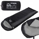 Спальный мешок (спальник) одеяло SportVida SV-CC0062 +2 ...+21°C R Black/Grey - изображение 3