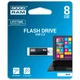 Флеш накопитель 8GB GOODRAM UCU2 (Cube) Black (UCU2-0080K0R11) - изображение 3