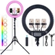 Лампа Кільцева LED CH MJ-45 RGB 45cm 36W 3200-6500K - зображення 3