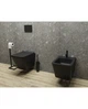 Біде Lavita Lago Black 48,5x34 підвісне (5900378310617) (00140538) - изображение 3