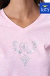 Піжама: джемпер та брюки Key 42(S) Рожевий-Сірий (85047) - зображення 3
