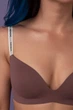 Бюстгальтер с уплотнённой чашкой Brabrabra 65D Виноград (85255) - изображение 4