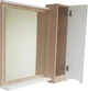 Зеркальный шкаф ВАНЛАНД Wood WMC-75 R W правосторонний белый - изображение 2