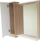 Зеркальный шкаф ВАНЛАНД Wood WMC-75 L W левосторонний белый - изображение 2