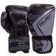 Рукавички для боксу та єдиноборств Zelart Fight Gear 3397 14 унцій Dark Grey-Black - зображення 1