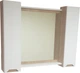 Зеркальный шкаф ВАНЛАНД Wood WMC-100 W белый - изображение 1