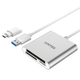 Czytnik kart Unitek USB 3.0 3 w 1 z adapterem USB Type-C (Y-9313D) - obraz 1