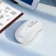 Маніпулятор миша HOCO GM21 Platinum 2.4G business wireless mouse White Gray (6931474790958) - изображение 4