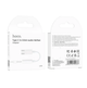 Перехідник Hoco LS35 Type-C – AUX 3.5 мм 8 см білий - изображение 6
