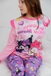 Детская пижама для девочек Китти Куроми Kitty Kuromi | светится в темноте | 5 года рост 104-110см | цвет розовый - изображение 4