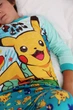 Детская пижама для мальчиков покемон Пикачу pokemon Pikachu | светится в темноте | 5 года рост 104-110см | цвет ментол - изображение 7