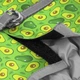 Шлея для собак мягкая Collar WAUDOG Clothes c QR паспортом, рисунок "Авокадо", XS4, B 36-39 см, С 26-28 см (2959) - изображение 3