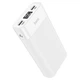 Внешний аккумулятор Павербанк HOCO J85 Wellspring Digital Display Power Bank 20000mAh White - изображение 1