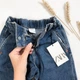 Джинсы ZARA 152 cм синий артикул Л543 - изображение 4